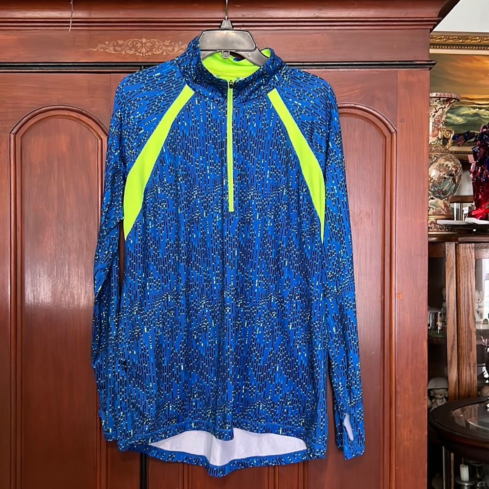 Xersion Lightweight 1/4 Zip Pull Over  Long Sleeve Top Size XL